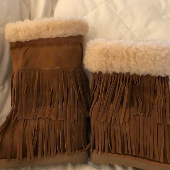 madden suede fringe boots - Picture 7 of 8